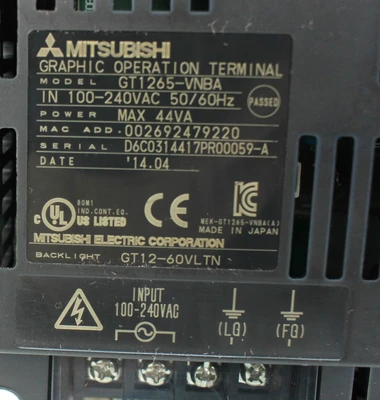 USED MITSUBISHI GT1265-VNBA