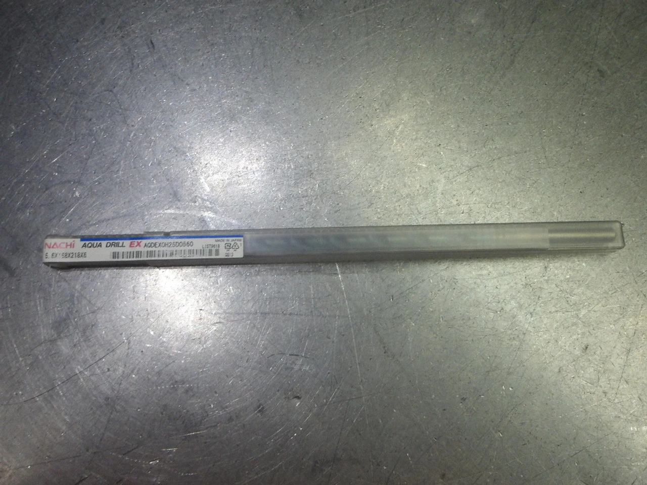 Nachi Aqua Drill EX 5.6mm Coolant Thru Carbide Drill AQDEX0h25d0560 (LOC1123D)