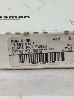 New | in-Stock COOPER BUSSMANN FRN-R-90 Miscellaneous Equipment (Electrical & Power) Ohio US | Surplus Asset Holdings #1236595