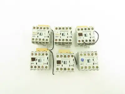 Allen Bradley 100-MO9NZ Motor Starter Contactor Block 20Amp 600V 3 Pole Lot of 6