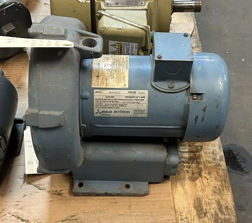 Used EG&G ROTRON DR404AL72 HVAC Parts and Equipment Ohio US | Surplus Asset Holdings #1364259