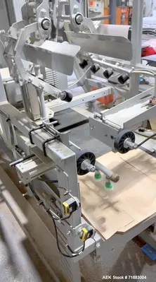 Used Choice Bagging Model 1100 Automatic Valve Bag Placer | 480 Bags/Hour | 304 SS Contact | 2023 | Vacuum Pickup & Valve Opener