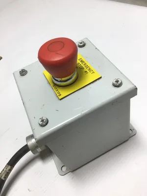 Unbranded 31051PB Emergency Stop Switch Enclosure w/ wires and Relays