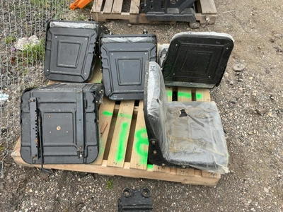 Used LOT OF (5) MINI EXCAVATOR SEATS Construction Equipment Parts Michigan US | Miedema Asset Management Group #1579273