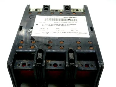 USED WESTINGHOUSE LC3600F ELETRONIC BREAKER 600AMP 3 POLE