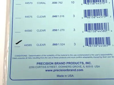 USED PRECISION BRAND 44585