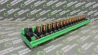 Westinghouse Emerson 5A22411H01 Ovation 16 Channel Relay Module Rev. B Used
