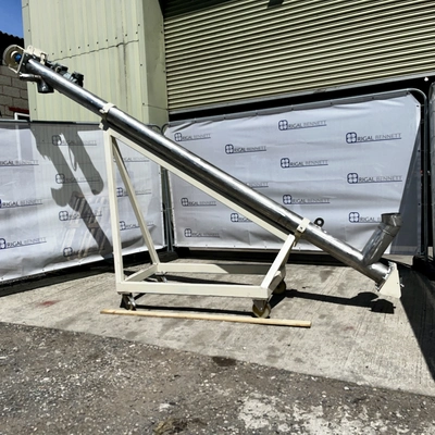 Stainless Steel Tubular Conveyor 150MM Dia x 3,750MM