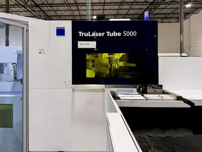 Used 2021 TRUMPF TRULASER TUBE 5000 FIBER Laser Cutters | Machine Factory Outlet #1267067