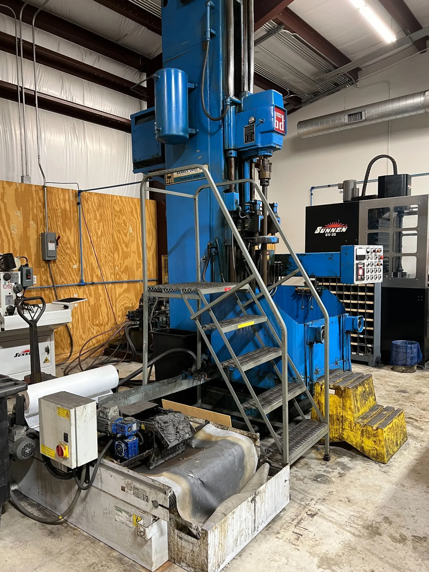 Barnes Drill Model 245 Vertical Honing Machine