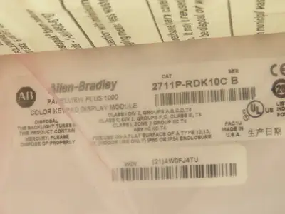 Allen Bradley 2711P-K10C4A1 PanelView Plus 1000 Color Display Module Ser A
