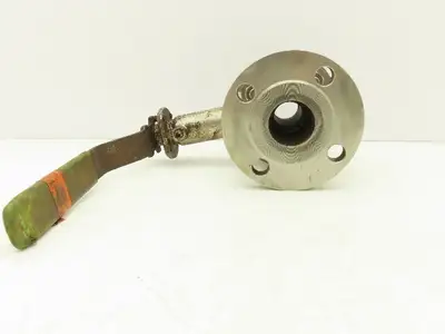 Habonim 1-1/2" Class 150 Flanged 2pc Stainless Ball Valve 275psi 316SS/CF8M
