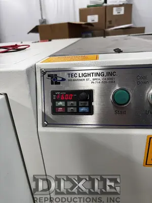 2005 TecLighting 25" UV Coater