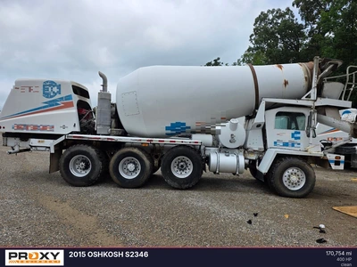 Used 2015 OSHKOSH S2346 Concrete Mixer Trucks Virginia US | Proxy Equipment #1426138