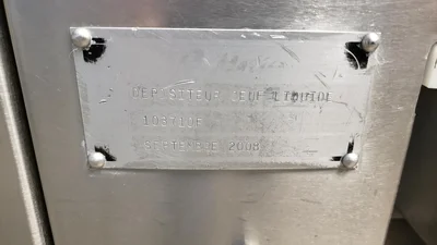 Liquid Egs depositor Air system pannel and conveyor #104984