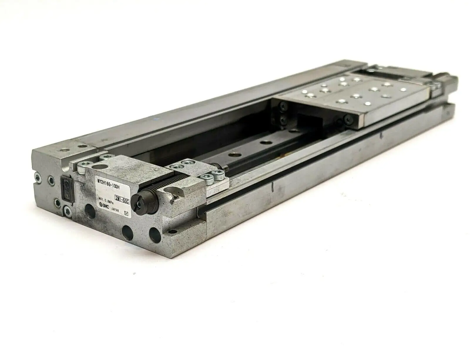 MY2H16G-100H | SMC  Rodless Cylinder 16mm Bore 100mm Stroke - Used