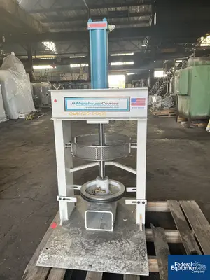 USED Cowles 5 Gal Morehouse Cowles Triple Shaft Vacuum Mixer, Model VIscomax 3V-5-5-3X