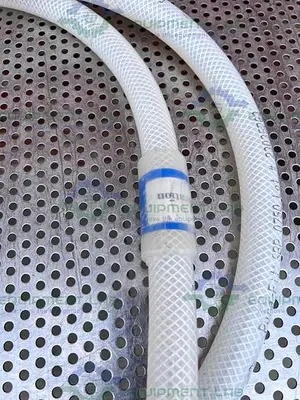 USED SAINT GOBAIN SBP 0750 PURE FIT 96" HOSE W/ 3/4" TO 1 1/2" SANITARY FITTING 90PSI