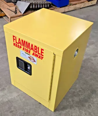 SECUREALL Flammable Liquids Safety Storage Cabinet OSHA Approved 17 x 17 x 22