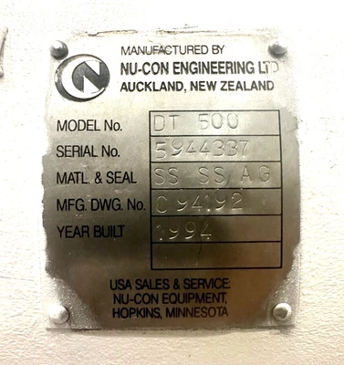Used _UNKNOWN_ DT 500 Rotary Airlock Feeder West Virginia US | Cooper Industries #1409574