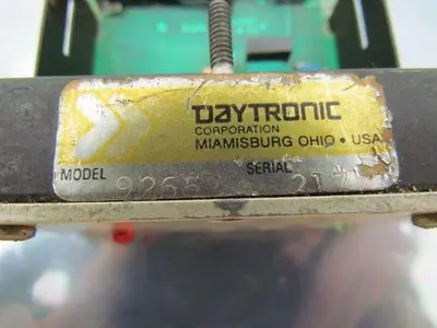 Daytronic 9265 Product Ratio Module Card