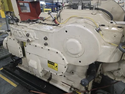 National Machinery .420" Double Stroke Roller Header; Cutoff Diameter: .420", PPM: 200, Max Cutoff