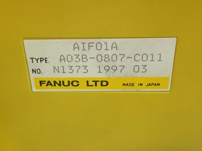 Used FANUC A03B0807C011 Interface Monitors | HGR 24 #752551