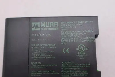 MURR ELEKTRONIK MCS-B-2.5-110-240/24 / MCSB2511024024 NEW STOCK K-1618A