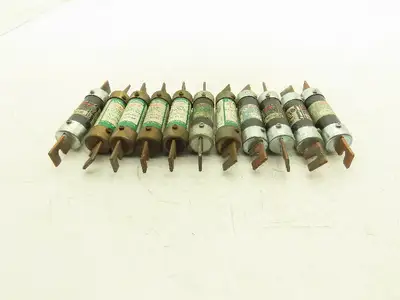 Time Delay Dual Element Fuse 80A 250VAC Class RK5 Mixed Brand Lot of 11