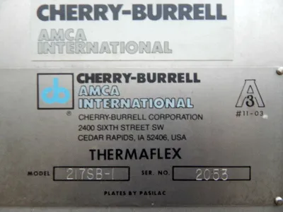 USED CHERRY BURRELL THERMAFLEX HEAT EXCHANGER