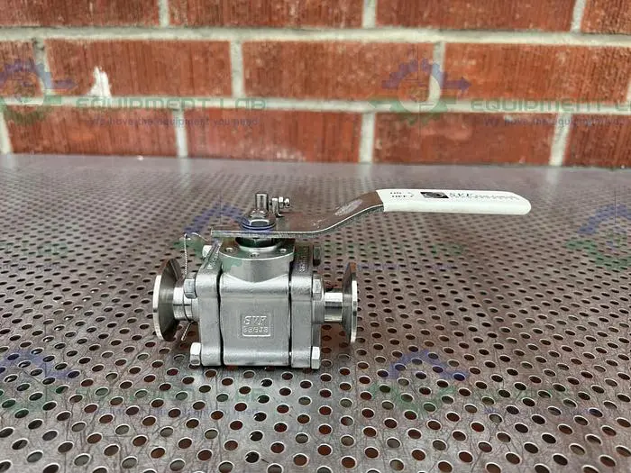 Used SVF -F. C. I. SB76666ATTR BALL VALVE 1500 PSI W/ 1" SANITARY FITTING Valves/Fittings California US | Equipment Lab #485721