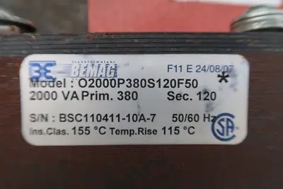 USED 2007 BEMAG O2000P380S120F50