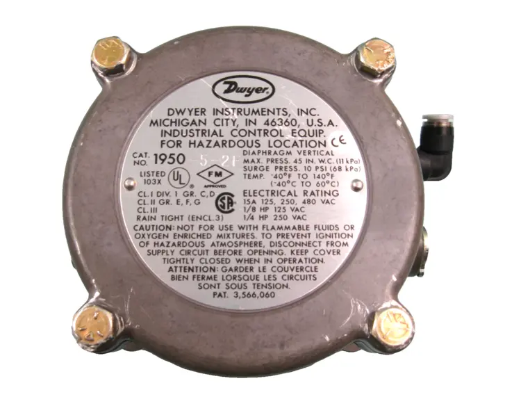 Used Dwyer 1950-5-2F Misc Electrical & Power Parts New Hampshire US | Bitter End Trading #1126961