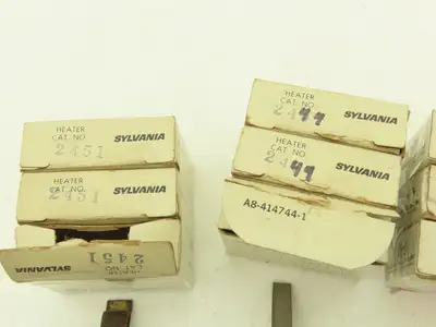 Sylvania Clark Overload Heater Element 6 Sets of 3pcs  2422 2430 2443 2444 2451