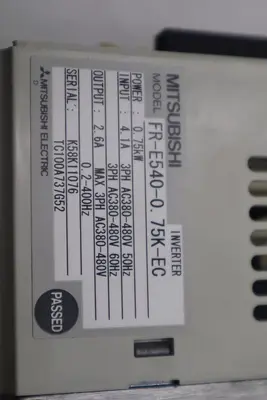 FR-E540-0.75K-EC, MITSUBISHI INVERTER STOCK 5021