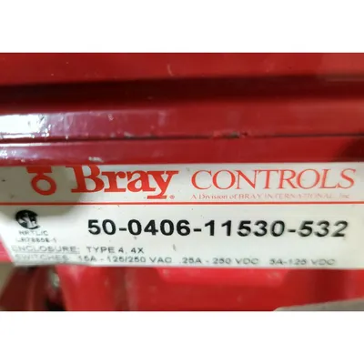 Used  Bray 12" Dia. Series 30 Resilient Seated Wafer Butterfly Valve