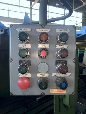 22" X 96" CINCINNATI HYPOWERMATIC HORIZONTAL SIMPLEX PRODUCTION MILL. STOCK # 0416421