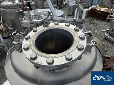 USED Vessel Craft 100 Gal Vessel Craft Reactor, 316 S/S, 50/50#