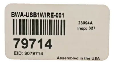 NEW BANNER BWA-USB1WIRE-001