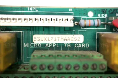USED GE FANUC F31X171TMAAEG2 MICRO APPL TB CARD VA-5 531X171TMAAS2