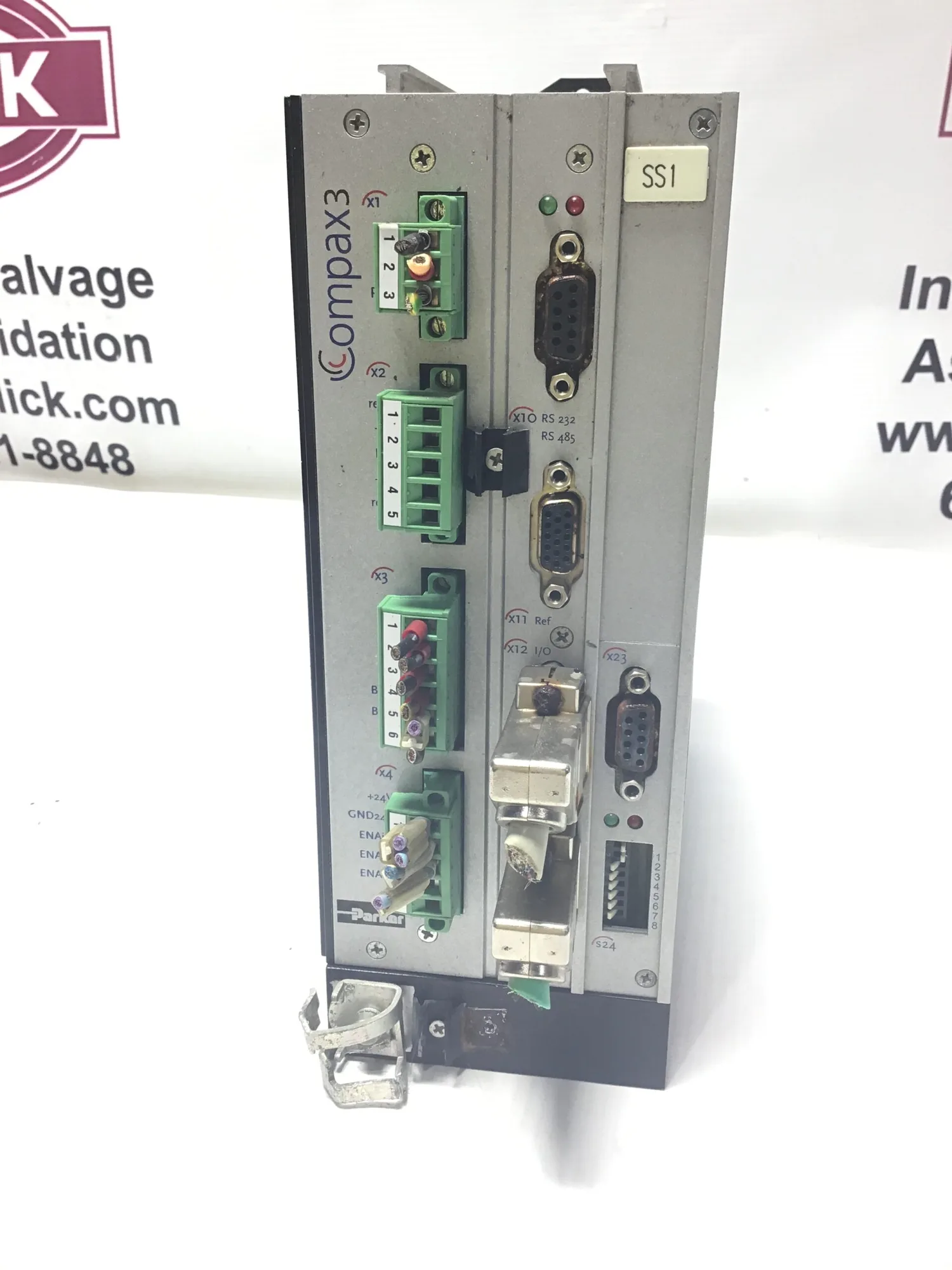 Parker C3S025V2F10I20T11M00 Compax3 Servo Drive Controller  C3S025V2