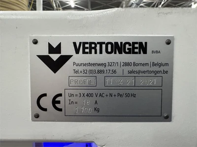 Used 2021 VERTONGEN "PROFIL1" Woodworking Moulders Texas US | MachineryMax #1488407