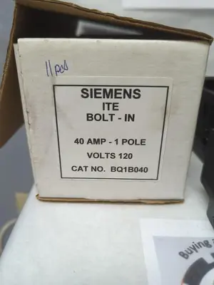 Used SIEMENS BQ1B040 Miscellaneous Equipment (Electrical & Power) | Surplus Asset Holdings #1192836