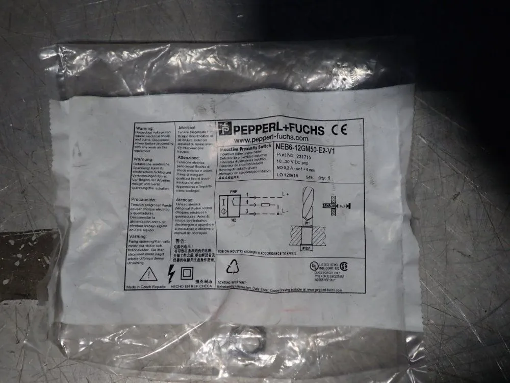 New | in-Stock PEPPERL+FUCHS NEB612GM50E2V1 Proximity Sensors Ohio US | HGR 24 #884212