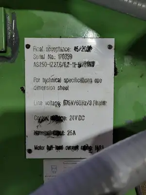 USED 2006 HOVEN HYDRAULIK AS250-IZ27.6/6.2-11