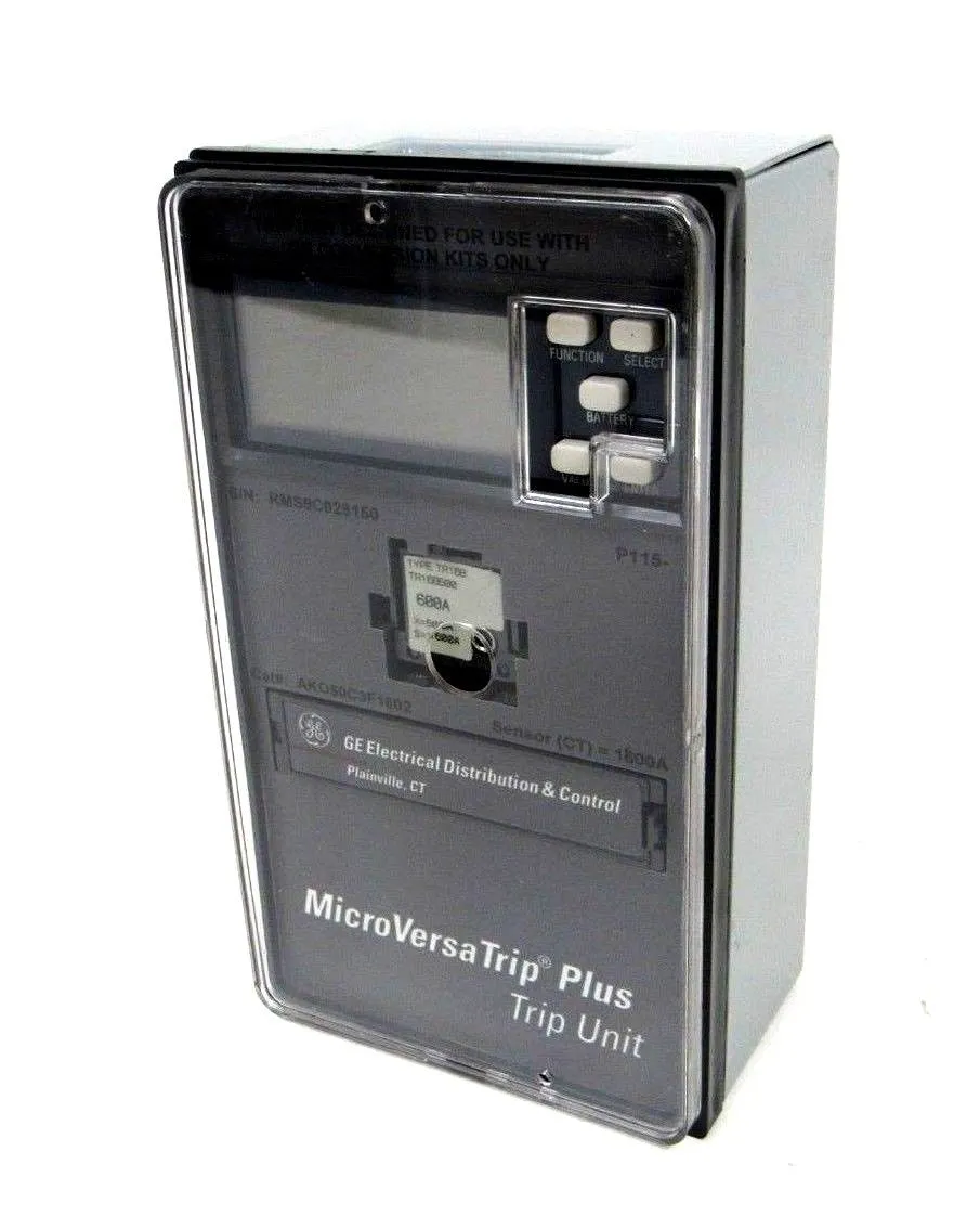 USED GENERAL ELECTRIC AKO50C3F1602 MICROVERSATRIP PLUS UNIT 1600A – 600A