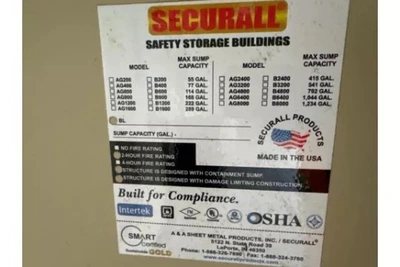 SE-CUR-ALL BL 12'H x26'W x11'6"DXFR2 Flammable Storage Building | MAVERICK UNLIMITED INC. (8)