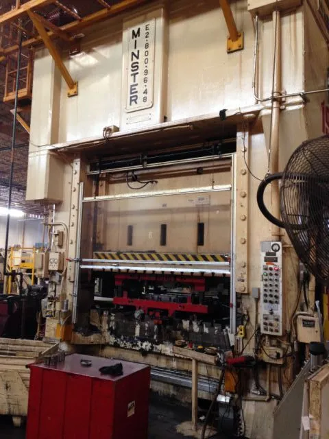 Used 1980 MINSTER 800 TON SSDC Straight Side Presses Tennessee US | Timco, Inc. #47915
