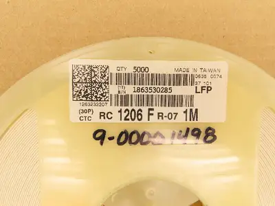 Yageo RC1206FR-071ML Film Chip Resistor Tape & Reel 1 kOhms ±1% 0.25W 5000 QTY