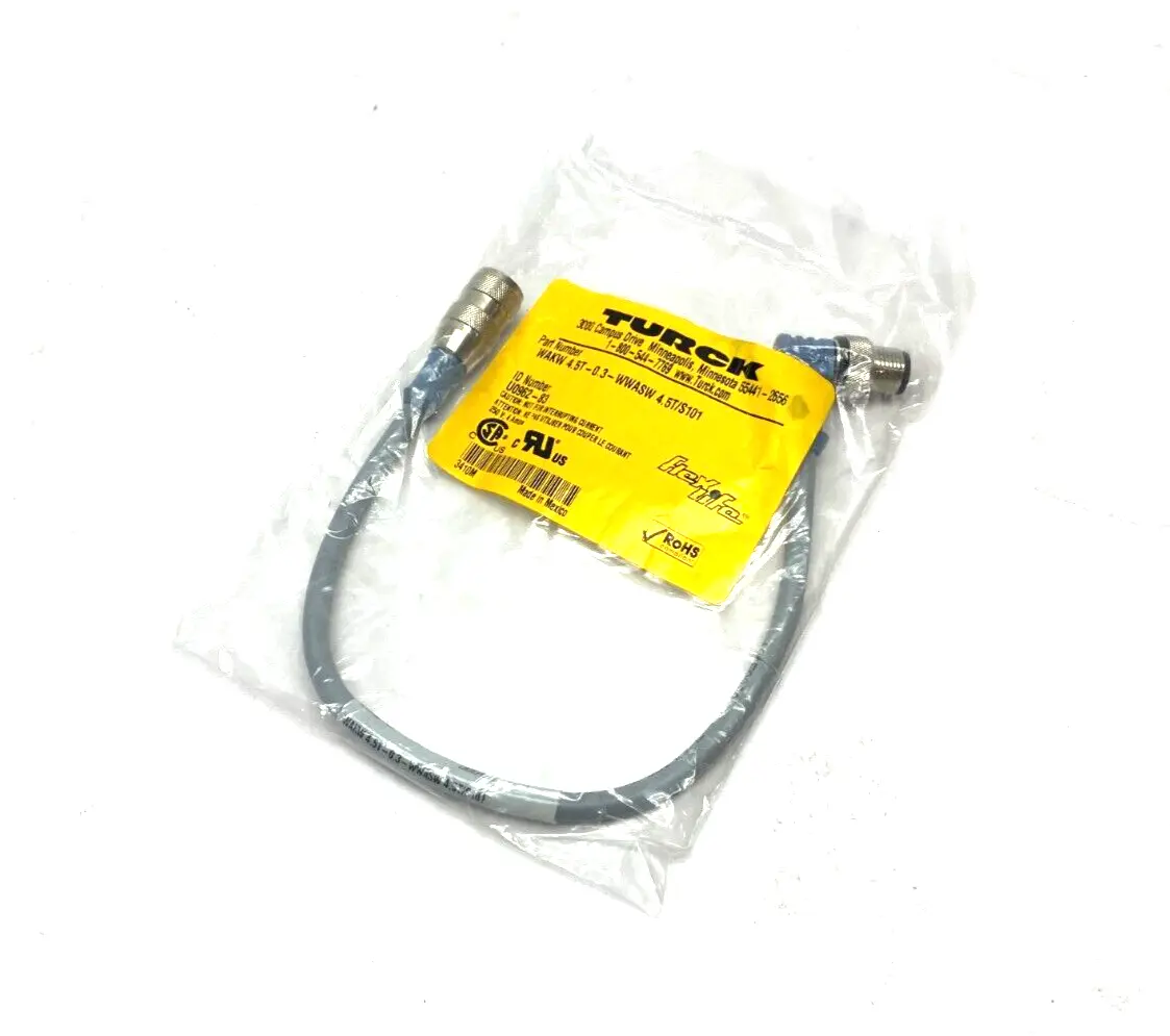 New | in-Stock Turck Flexlife Double Ended Cordset Connector Accessories Michigan US | Maverick Industrial Sales #1468139